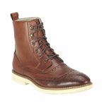 Giovanni Mens 6598 Cognac Leather Boot Dress Shoes