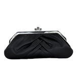 Touch Ups Womens Shiloh Black Satin   Wedding Handbags