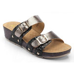 Helens Heart Womens CFW-C01 Black Synthetic Sandals Casual Shoes