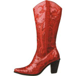 Helens Heart Womens LB-0290-12 Red Sequin Boots Casual Shoes