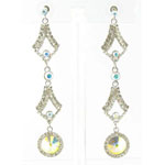 Jewelry by HH Womens JE-X002126 ab clear Beaded   Earrings Jewelry