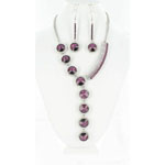 Jewelry by HH Womens NS-H003146 purple Beaded   Necklaces Jewelry