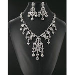 Jewelry by HH Womens NS-H1959 clear Beaded   Necklaces Jewelry