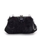 Feather Bag in Black