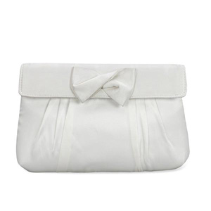 Coloriffics Womens HB245 Ivory Taffeta Sandals Wedding Handbags