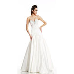 Johnathan Kayne Womens 486 Ivory Synthetic  Prom Dresses