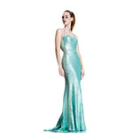 Johnathan Kayne Womens 533 Mint Sequin  Prom Dresses