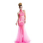 Johnathan Kayne Womens 577 NeonPink Jersey  Prom Dresses