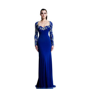 Johnathan Kayne Womens 553 Royal Jersey Prom Dresses