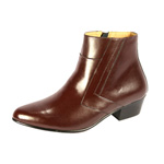 Ditalo Mens 5631 Brown Leather Boot Dress Shoes