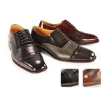 Giorgio Venturi Mens 5925 Black Leather Oxford Dress Shoes