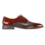 Giorgio Venturi Mens 5925 Burgundy Leather Oxford Dress Shoes