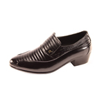 Ditalo Mens 6264 Black Leather Oxford Dress Shoes