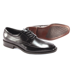 Giorgio Venturi Mens 6478 Black Leather Oxford Dress Shoes