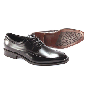 Giorgio Venturi Mens 6478 Black Leather Oxford Dress Shoes