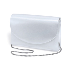 Dyeables Womens 250 White Satin Wedding Handbags
