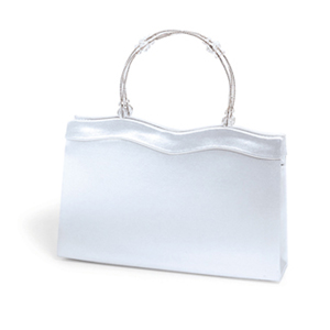 Dyeables Womens 770 White Satin Wedding Handbags
