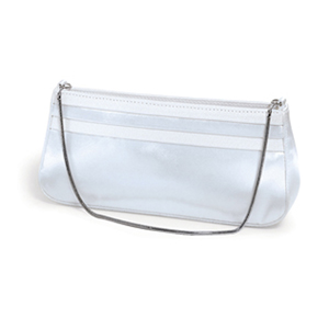 Dyeables Womens 772 White Satin Wedding Handbags