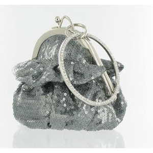 Helens Heart Womens FP-08196 Grey Sequin   Casual Handbags