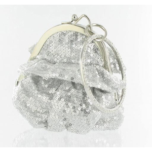 Helens Heart Womens FP-08196 Silver Sequin Casual Handbags