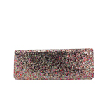 Touch Ups Womens Fallon Multi-Color Satin   Prom and Evening Handbags