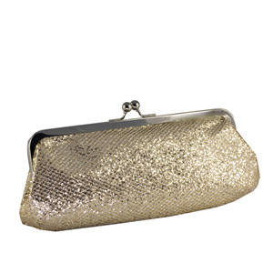 Touch Ups Womens Farah Champagne Synthetic Evening and Prom Handbags