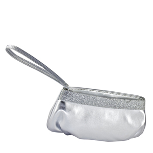 Touch Ups Womens Emily Silver Synthetic Evening and Prom Handbags