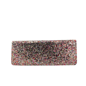 Touch Ups Womens Fallon Multi-Color Satin Prom and Evening Handbags