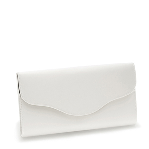 Touch Ups Womens Rachel White Satin Wedding Handbags
