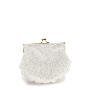 Touch Ups Womens Victoria White Synthetic Evening and Prom Handbags