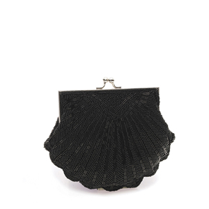 Touch Ups Womens Victoria Black Synthetic Evening and Prom Handbags