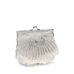 Touch Ups Womens Victoria Silver Synthetic Evening and Prom Handbags