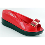 Helens Heart Womens CFW-8127-30 Red Beaded Sandals Casual Shoes