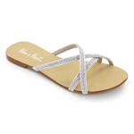 Helens Heart Womens CFW-AH038-A30 Silver Synthetic Sandals Casual Shoes
