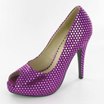 Helens Heart Womens FS-2811-13A Purple Synthetic Sandals Prom and Evening Shoes