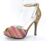 Helens Heart Womens FS-A8818-2B Mauve Synthetic Sandals Prom and Evening Shoes