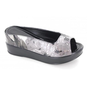 Helens Heart Womens CFW-8127-26 Black Synthetic Wedge Casual Shoes