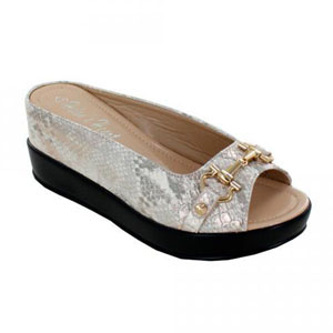Helens Heart Womens CFW-8127-40 Cream Synthetic Wedge Casual Shoes