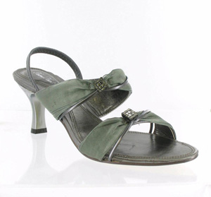 Helens Heart Womens FS-406-1 Olive Synthetic Sandals Prom and Evening Shoes
