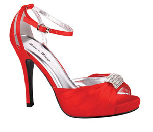 Helens Heart Womens FS-A8818-45 Red Synthetic Sandals Prom and Evening Shoes
