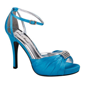 Helens Heart Womens FS-A8818-45 Turquoise Synthetic Sandals Prom and Evening Shoes