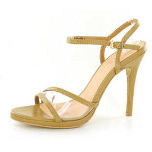 Helens Heart Womens PS-9312-1 Nude Leather Sandals Prom and Evening Shoes