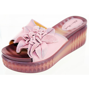 Helens Heart Womens cfw-l16 Pink Leather Sandals Casual Shoes