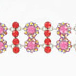 Jewelry by HH Womens JB-P001968 red Beaded   Bracelets Jewelry