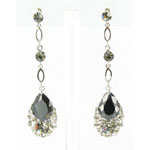 Jewelry by HH Womens JE-X001790 black Beaded   Earrings Jewelry