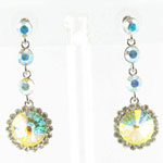 Jewelry by HH Womens JE-X001831 silver Beaded   Earrings Jewelry