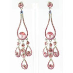 Jewelry by HH Womens JE-X002737 rose Beaded   Earrings Jewelry