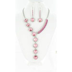 Jewelry by HH Womens NS-H003146 pink Beaded   Necklaces Jewelry