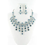 Jewelry by HH Womens NS-H005085 blue Beaded   Necklaces Jewelry