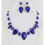 Jewelry by HH Womens NS-KM001 Sapphire Beaded   Necklaces Jewelry